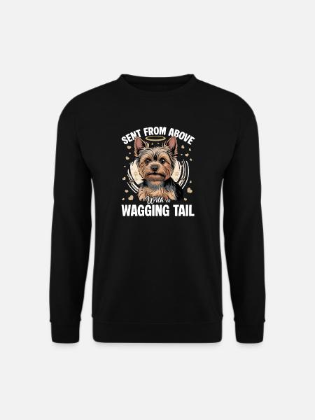 Yorkshire Terrier Yorkie Dog Breed - Unisex Pullover - Schwarz