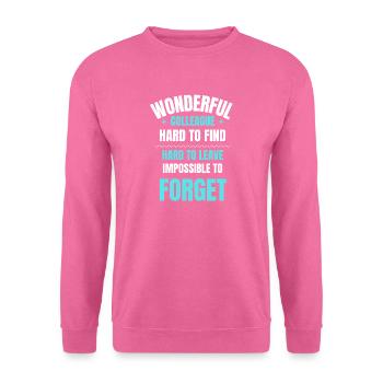 Un merveilleux cadeau de collègue - Sweat-shirt Unisexe - rose - Devant