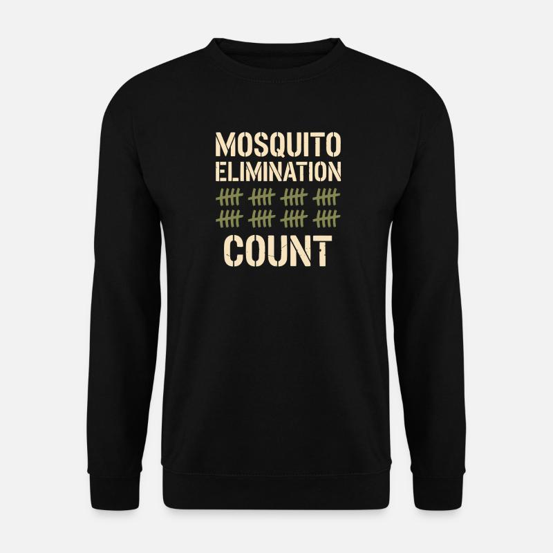 Mosquito Elimination Count Funny Summer - Unisex Sweatshirt - black