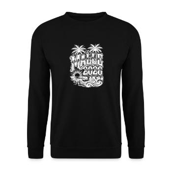 Malle 2026 - Unisex Pullover - Schwarz - Vorne - Alina (178cm) & Michal (187cm)