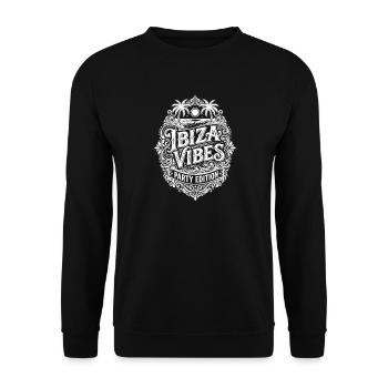 Ibiza Vibes - Sweat-shirt Unisexe - noir - Devant - Alina (178cm) & Michal (187cm)