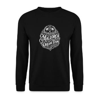 Mallorca Dream Team - Unisex Pullover - Schwarz - Vorne - Alina (178cm) & Michal (187cm)