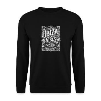 Ibiza Vibes - Sweat-shirt Unisexe - noir - Devant - Alina (178cm) & Michal (187cm)
