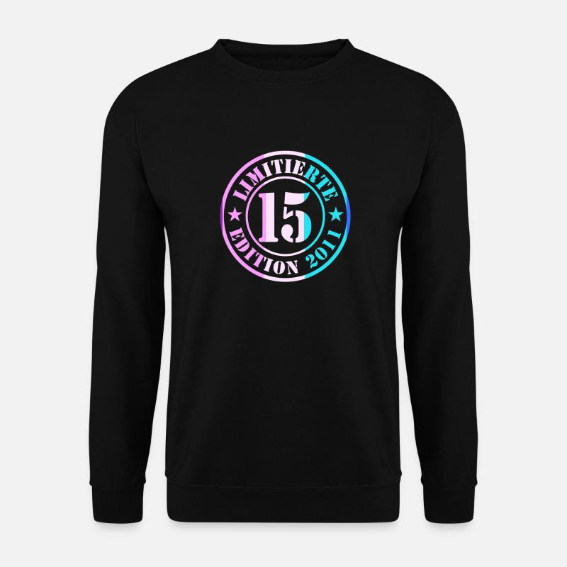 15th Birthday Boy - Unisex Sweatshirt - black