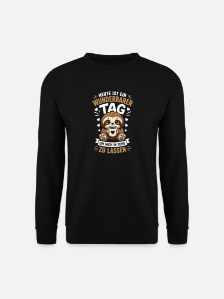 Wonderful day enjoying peace and quiet - Unisex Sweatshirt - black