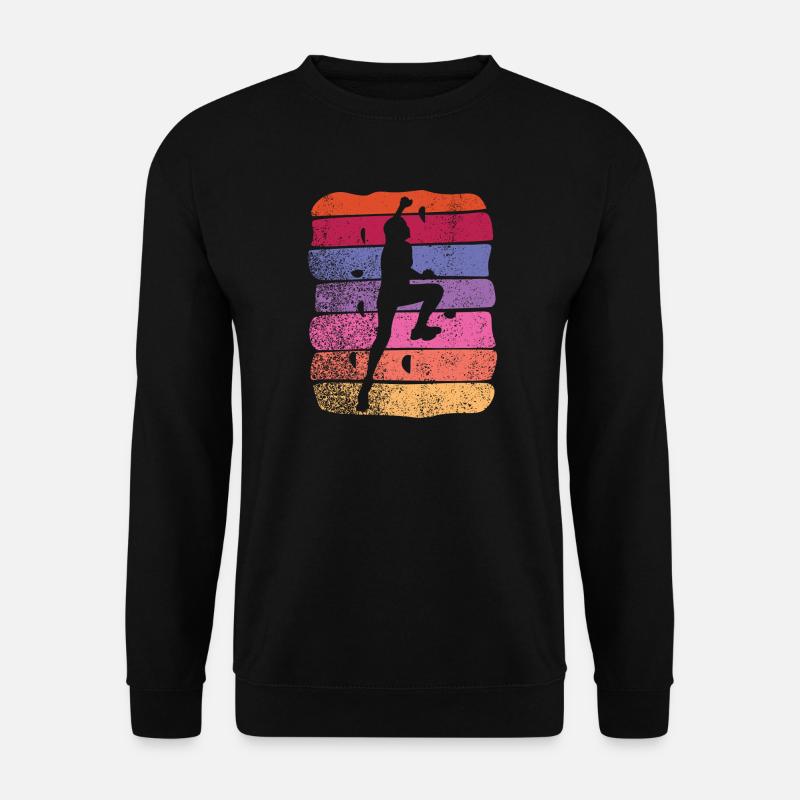 Boulderer Boulder Bouldering - Unisex Sweatshirt - black