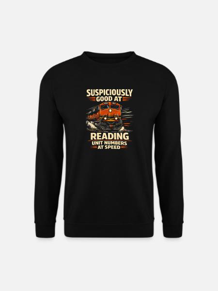 Zugnummern im Tempo | Trainspotting - Unisex Pullover - Schwarz