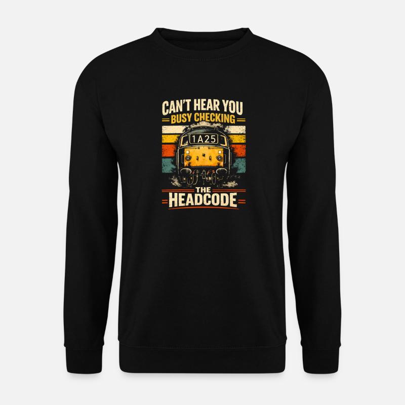 Höre nichts: Headcode | Trainspotting - Unisex Pullover - Schwarz