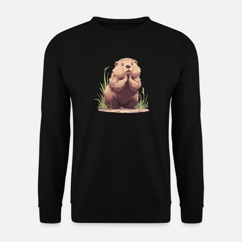 Murmeltiere Murmeltier - Unisex Pullover - Schwarz
