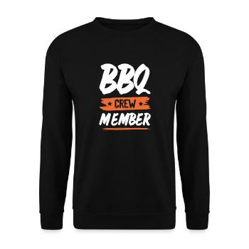 Équipe de barbecue - Sweat-shirt Unisexe - noir - Devant - Alina (178cm) & Michal (187cm)