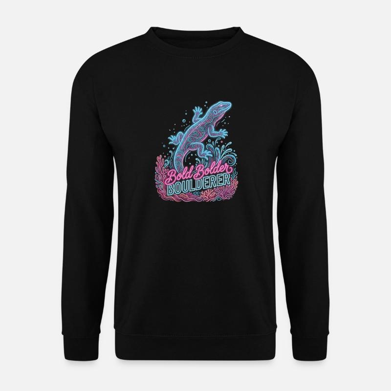 Bouldering Bold Bolder Boulderer - Unisex Sweatshirt - black