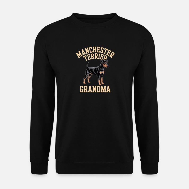 Manchester Terrier Grandma Gift - Unisex Sweatshirt - black