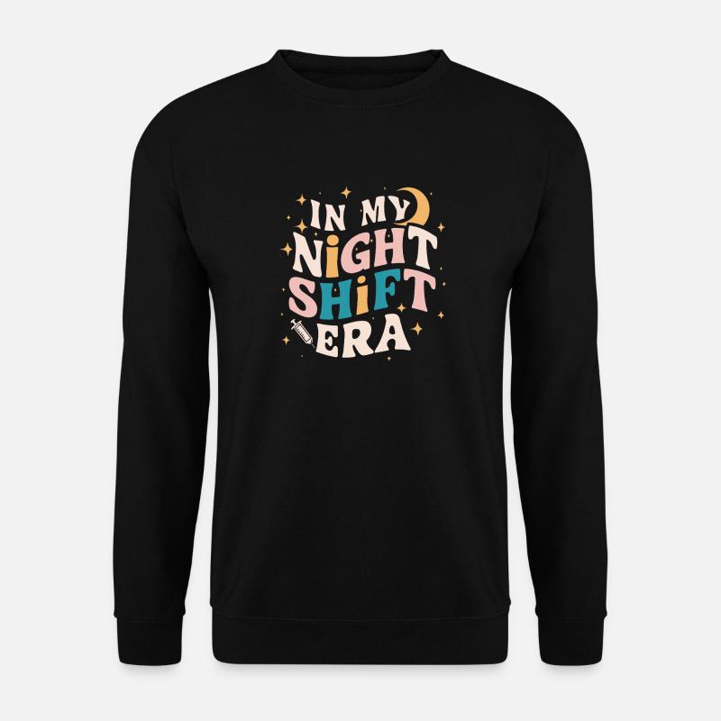 In meiner Nachtschicht-Ära - Unisex Pullover - Schwarz