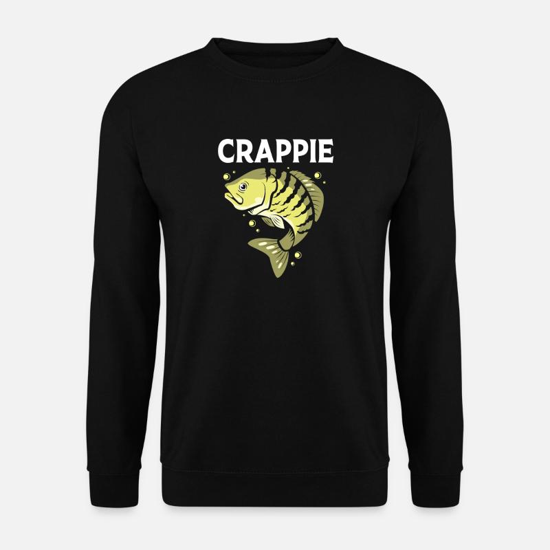 Crappie Fisch Barsch Sonnenbarsch - Unisex Pullover - Schwarz
