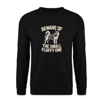 Cadeaux Norvégiens Elkhound Norvégiens - Sweat-shirt Unisexe - noir - Devant - Alina (178cm) & Michal (187cm)