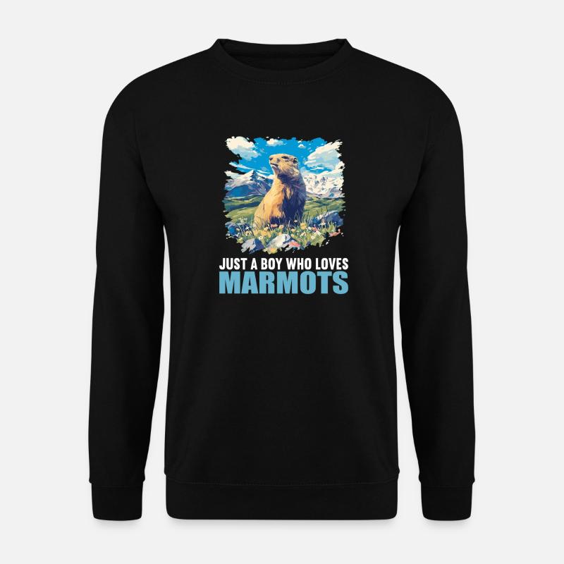 Marmottes Marmotte - Sweat-shirt Unisexe - noir