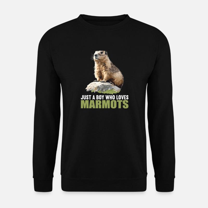 Marmots Groundhog - Unisex Sweatshirt - black