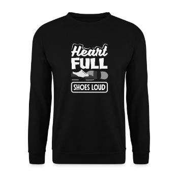 Tap dancers, tap shoes, tap dance - Unisex Sweatshirt - black - Front - Alina (178cm) & Michal (187cm)
