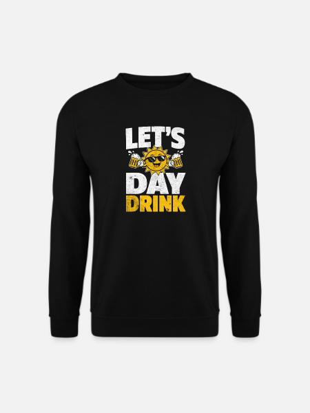 Sun Beer Party Shirt Design - Unisex Sweatshirt - black
