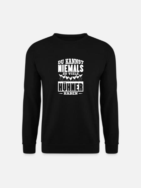 Hühnerflüsterer Huhn Hühnerhalter Hühner - Unisex Pullover - Schwarz