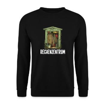 Schrebergarten Gärtner Rechenzentrum Gartenfreunde - Unisex Pullover - Schwarz - Vorne - Alina (178cm) & Michal (187cm)