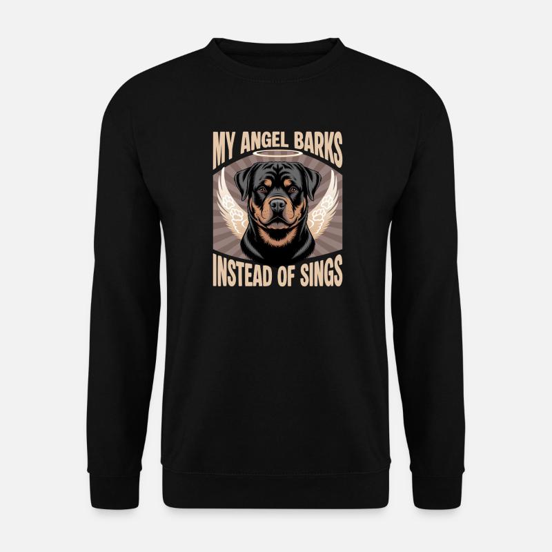 Rottweiler Rottie Dog Breed - Unisex Pullover - Schwarz