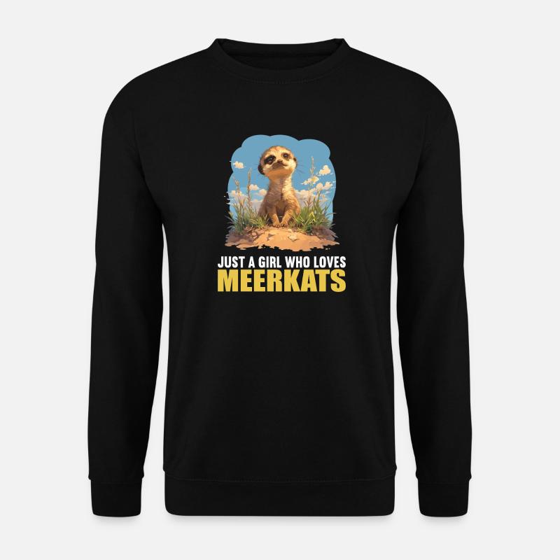 Meerkat Erdmännchen - Unisex Pullover - Schwarz