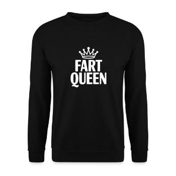 Furzkönigin - Unisex Pullover - Schwarz - Vorne - Alina (178cm) & Michal (187cm)