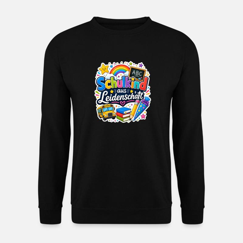 Schulkind 2026 Einschulung 2026 Schulanfang - Unisex Pullover - Schwarz