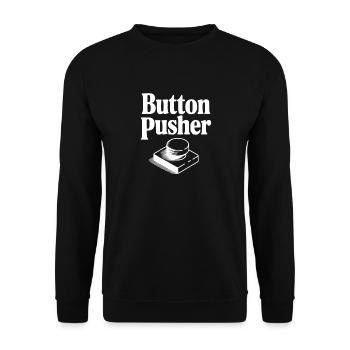 Presseur de boutons - Sweat-shirt Unisexe - noir - Devant - Alina (178cm) & Michal (187cm)