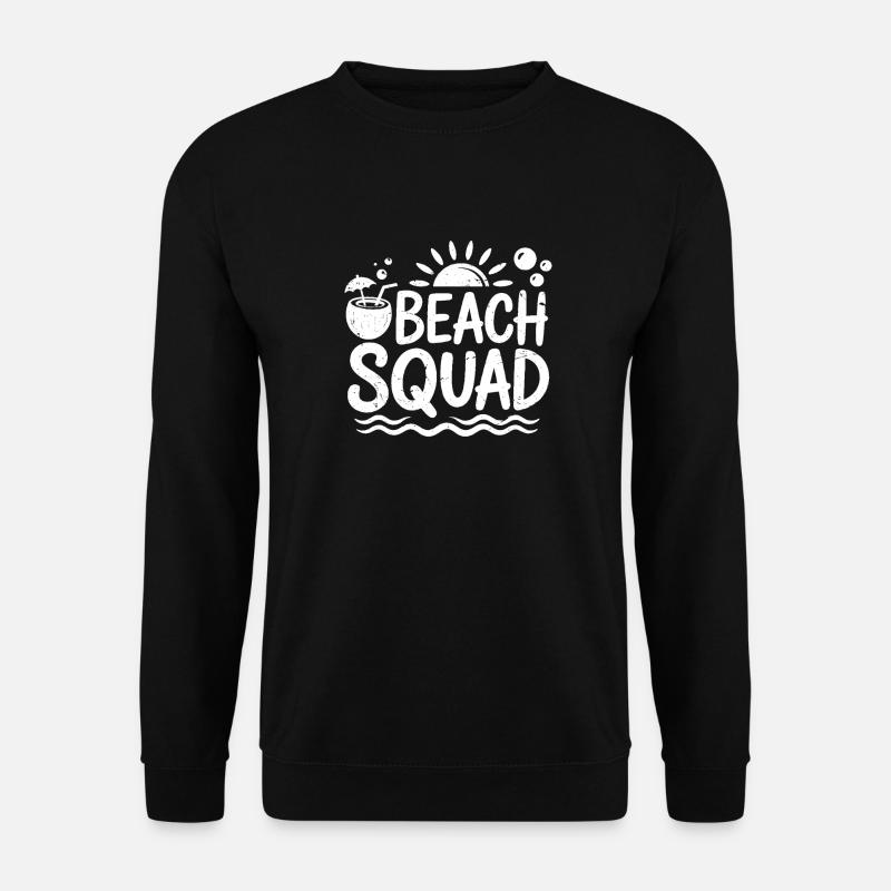 beach squad - Unisex Pullover - Schwarz