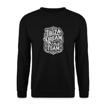 Ibiza Dream Team - Unisex Pullover - Schwarz - Vorne - Alina (178cm) & Michal (187cm)