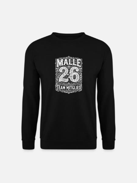 Malle 26 - Unisex Pullover - Schwarz