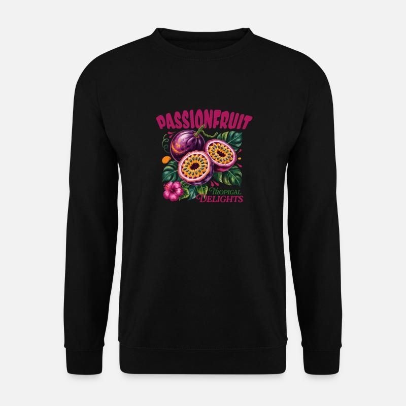 Passionsfrucht-Tropen - Unisex Pullover - Schwarz