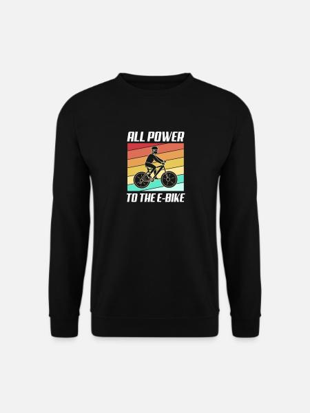 E-Bike EBike E Bike - Unisex Pullover - Schwarz