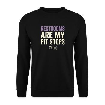 Crohn's disease, Crohn's disease, Ibd-krieger - Unisex Sweatshirt - black - Front - Alina (178cm) & Michal (187cm)