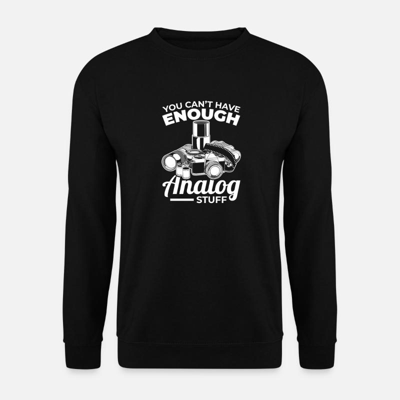 Never enough analogue equipment - Unisex Sweatshirt - black
