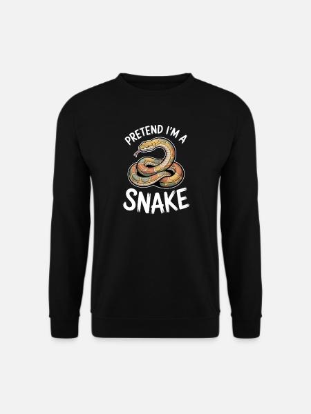 Snake Sayings Funny Snake Gift - Unisex Sweatshirt - black