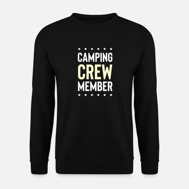 Camping Crew - Unisex Pullover - Schwarz