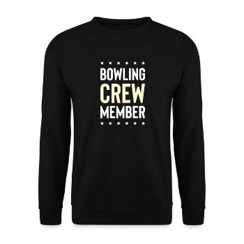 Équipe de bowling - Sweat-shirt Unisexe - noir - Devant - Alina (178cm) & Michal (187cm)