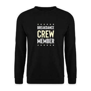 Équipe de breakdance - Sweat-shirt Unisexe - noir - Devant - Alina (178cm) & Michal (187cm)