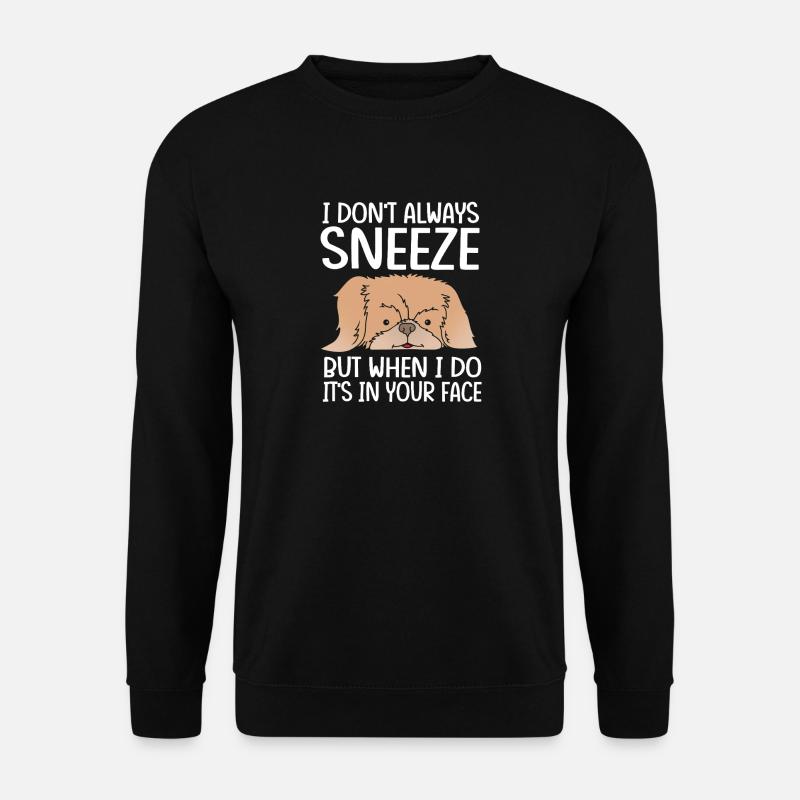 Pekinese - Unisex Pullover - Schwarz