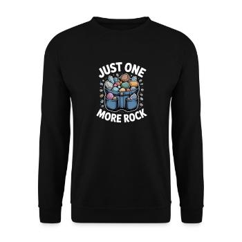 Encore une Géologie de Roche-Chasse à Roche - Sweat-shirt Unisexe - noir - Devant - Alina (178cm) & Michal (187cm)