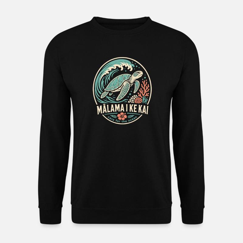 Malama I Ke Kai - Unisex Sweatshirt - black