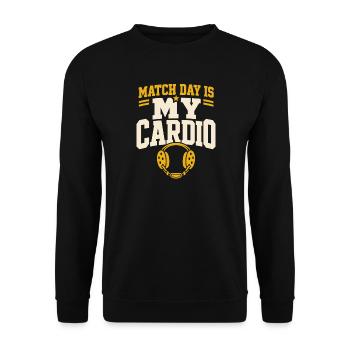 Catcheur - Maman Lutte - Maman Tapis - Maman Cadeau - Sweat-shirt Unisexe - noir - Devant - Alina (178cm) & Michal (187cm)