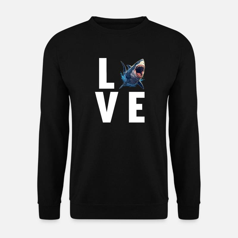Haie Hai - Unisex Pullover - Schwarz