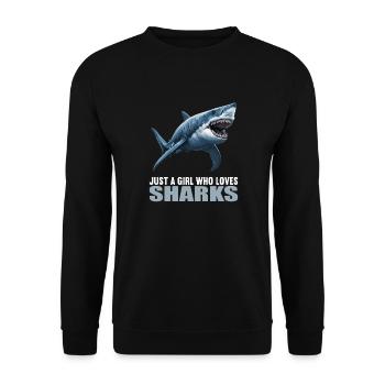 Haie Hai - Unisex Pullover - Schwarz - Vorne - Alina (178cm) & Michal (187cm)