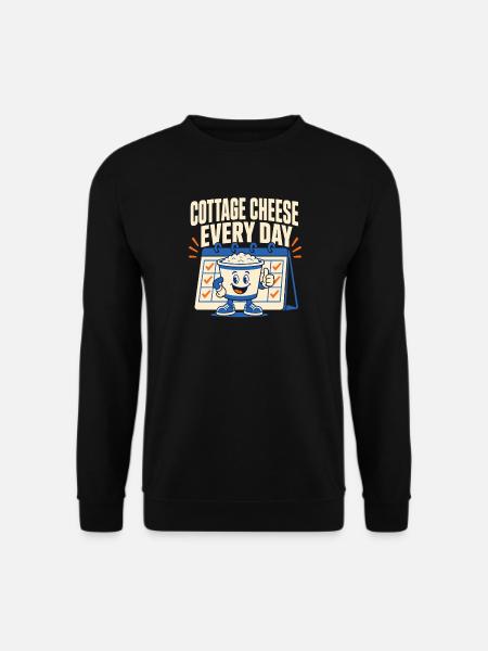 High-protein snack gift for foodies - Unisex Sweatshirt - black