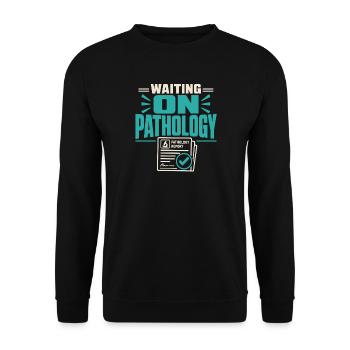 Pathology Laboratory Week, Diagnostics, - Unisex Sweatshirt - black - Front - Alina (178cm) & Michal (187cm)