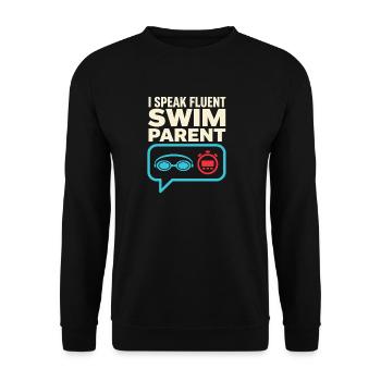Compétition de natation Cadeau de l’équipe de natation des mères natation - Sweat-shirt Unisexe - noir - Devant - Alina (178cm) & Michal (187cm)